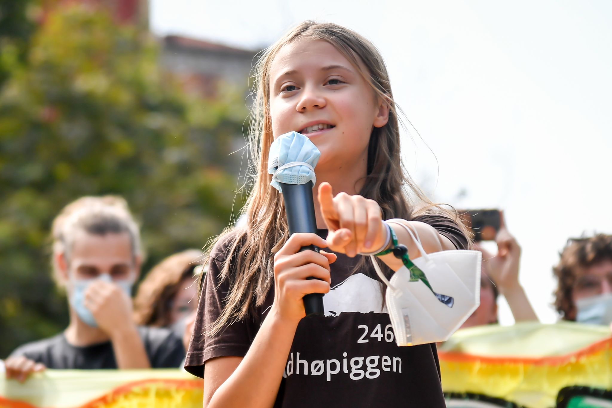 Greta Thunberg überrascht mit Gesangseinlage