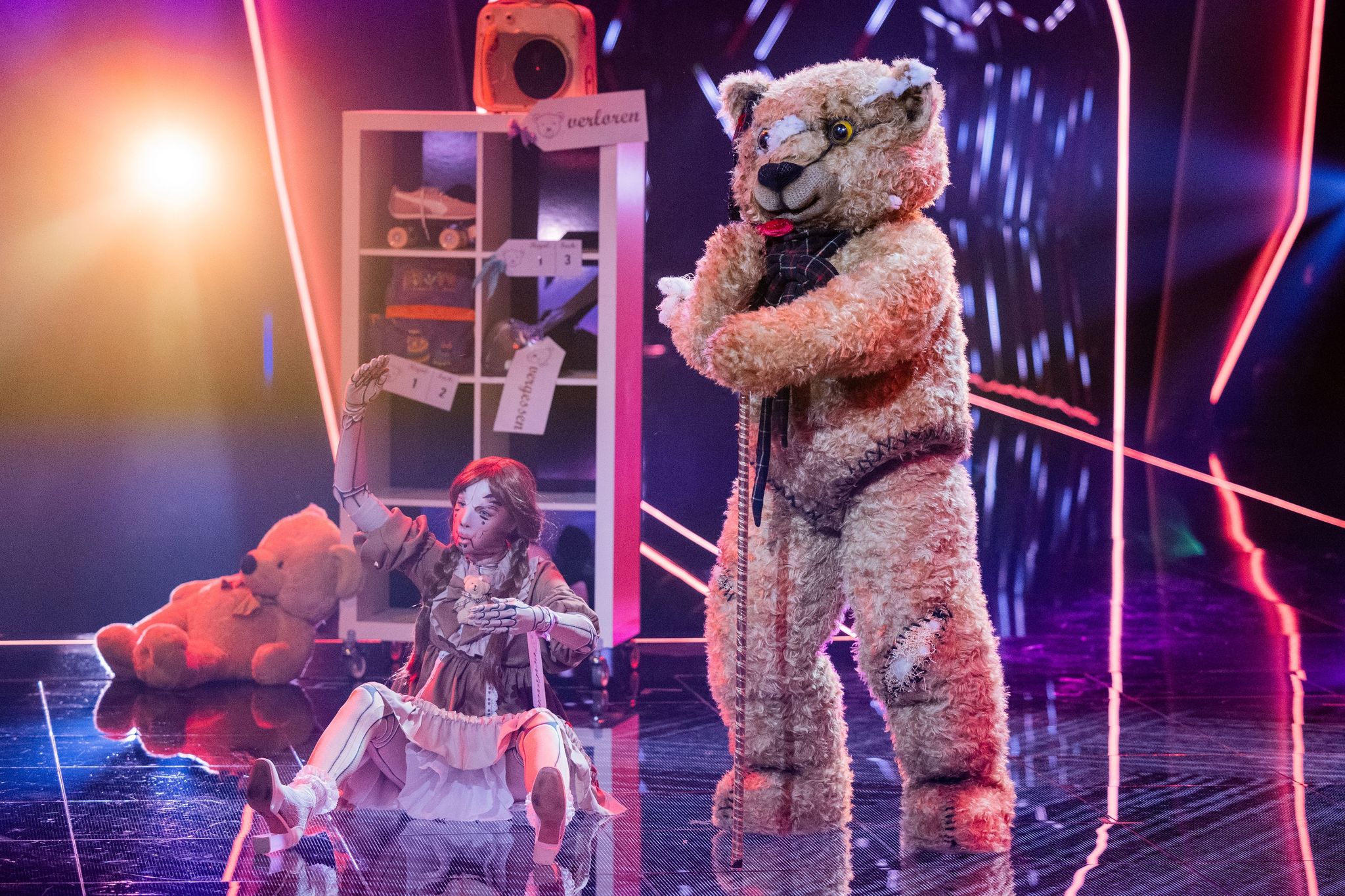Der Teddy fällt bei «The Masked Singer» mit Corona aus