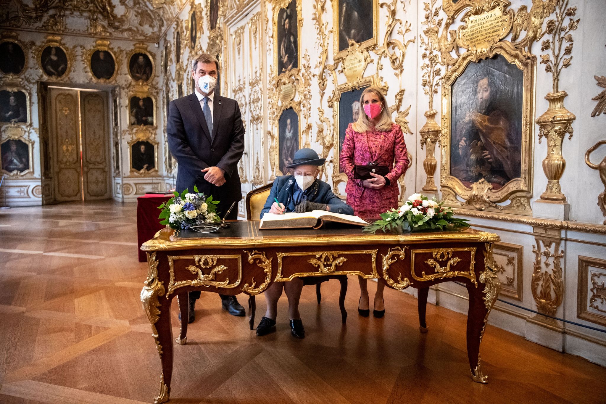 Dänische Königin Margrethe II. zu Besuch in München