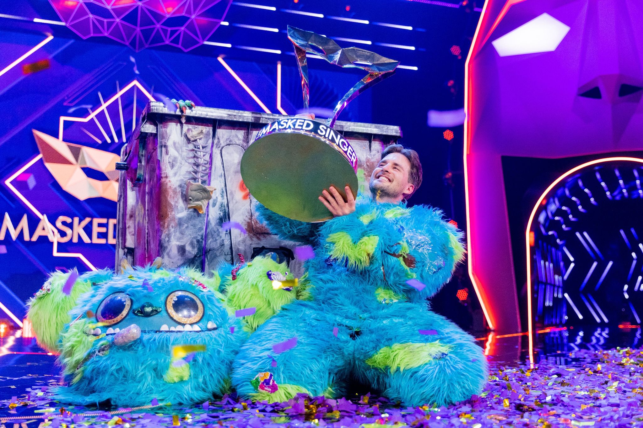 «Superstar» Klaws gewinnt als Müllmonster «Masked Singer»