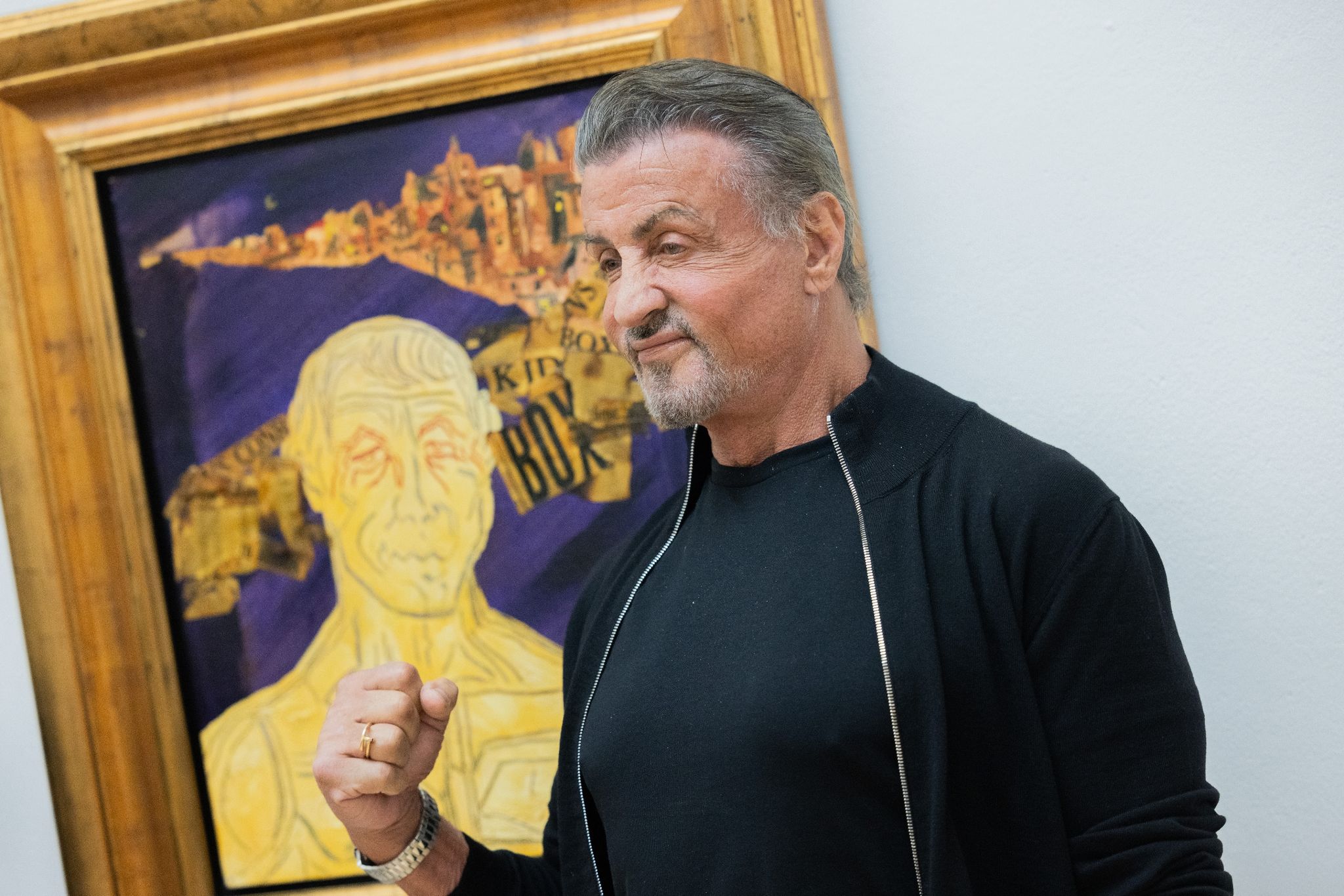 Sylvester Stallone zeigt seine Kunst in Hagen