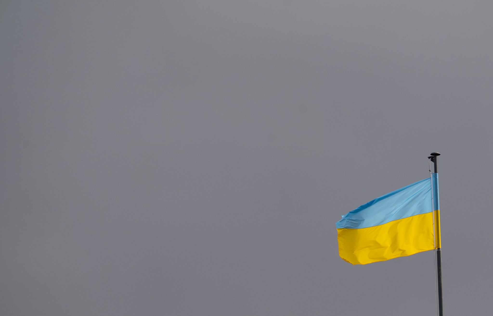 Blau und Gelb: «Die Simpsons» zeigen Flagge