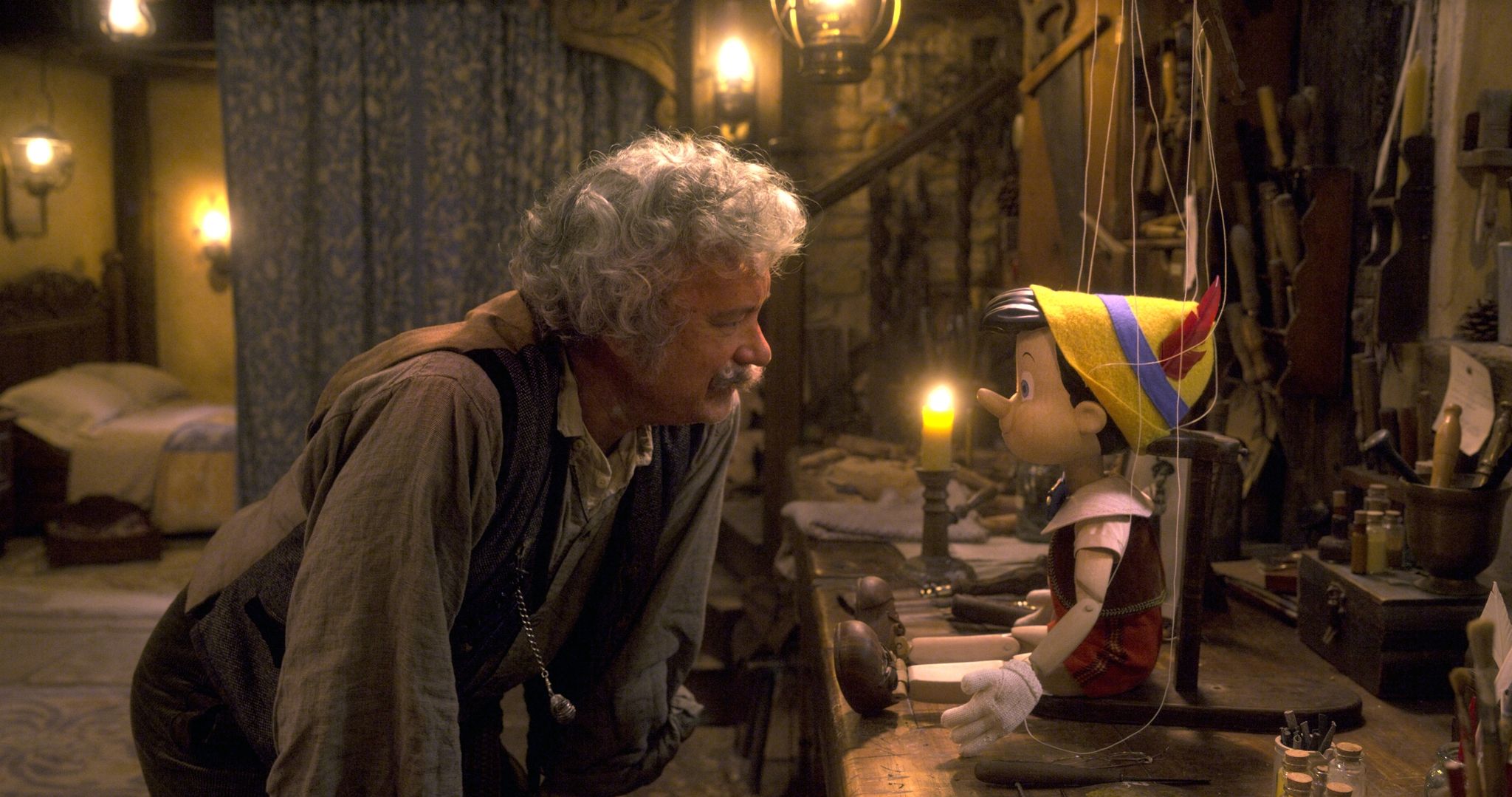 Erstes Foto zeigt Tom Hanks als Geppetto in «Pinocchio»-Film
