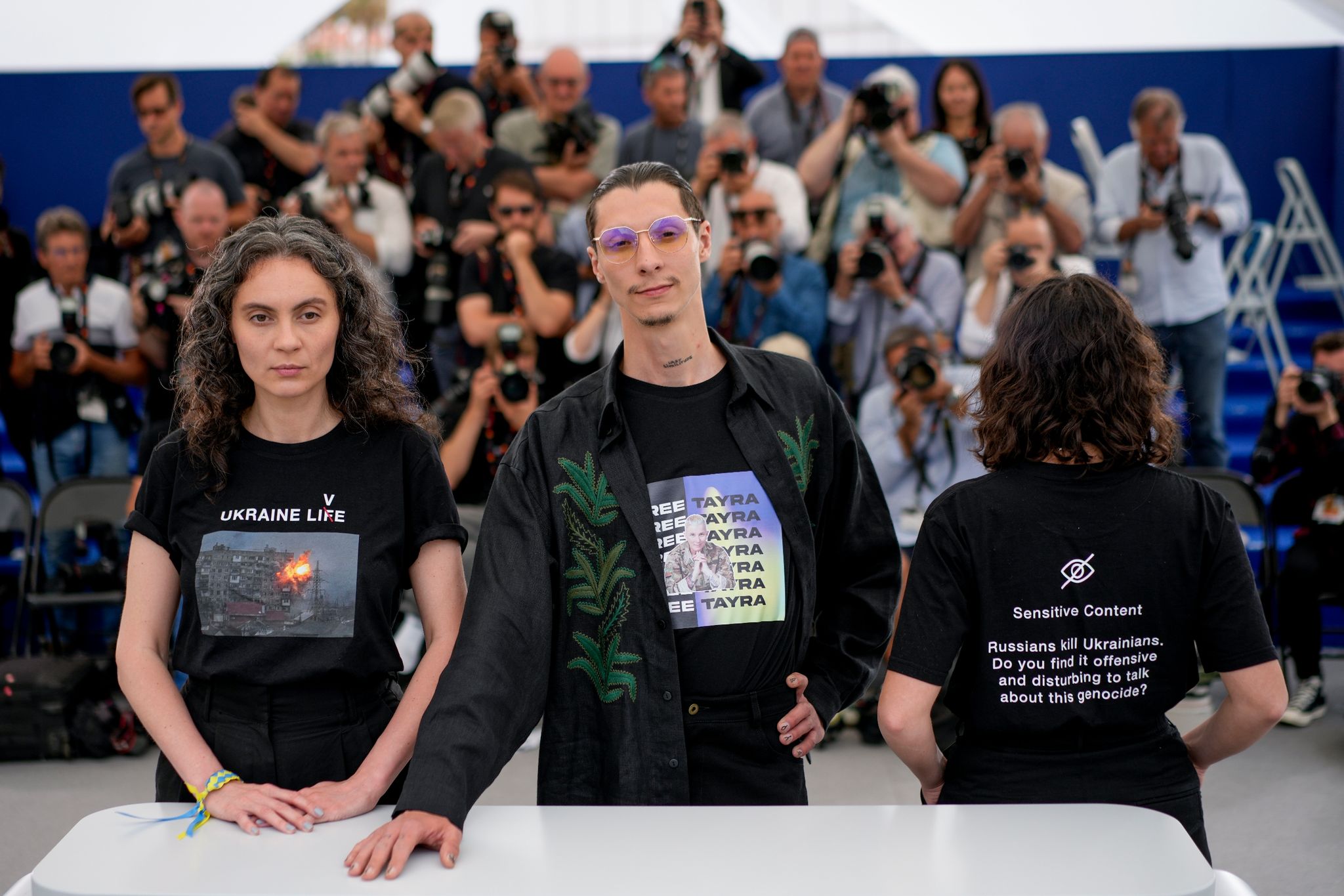 Cannes: Protest ukrainischer Filmemacher auf rotem Teppich