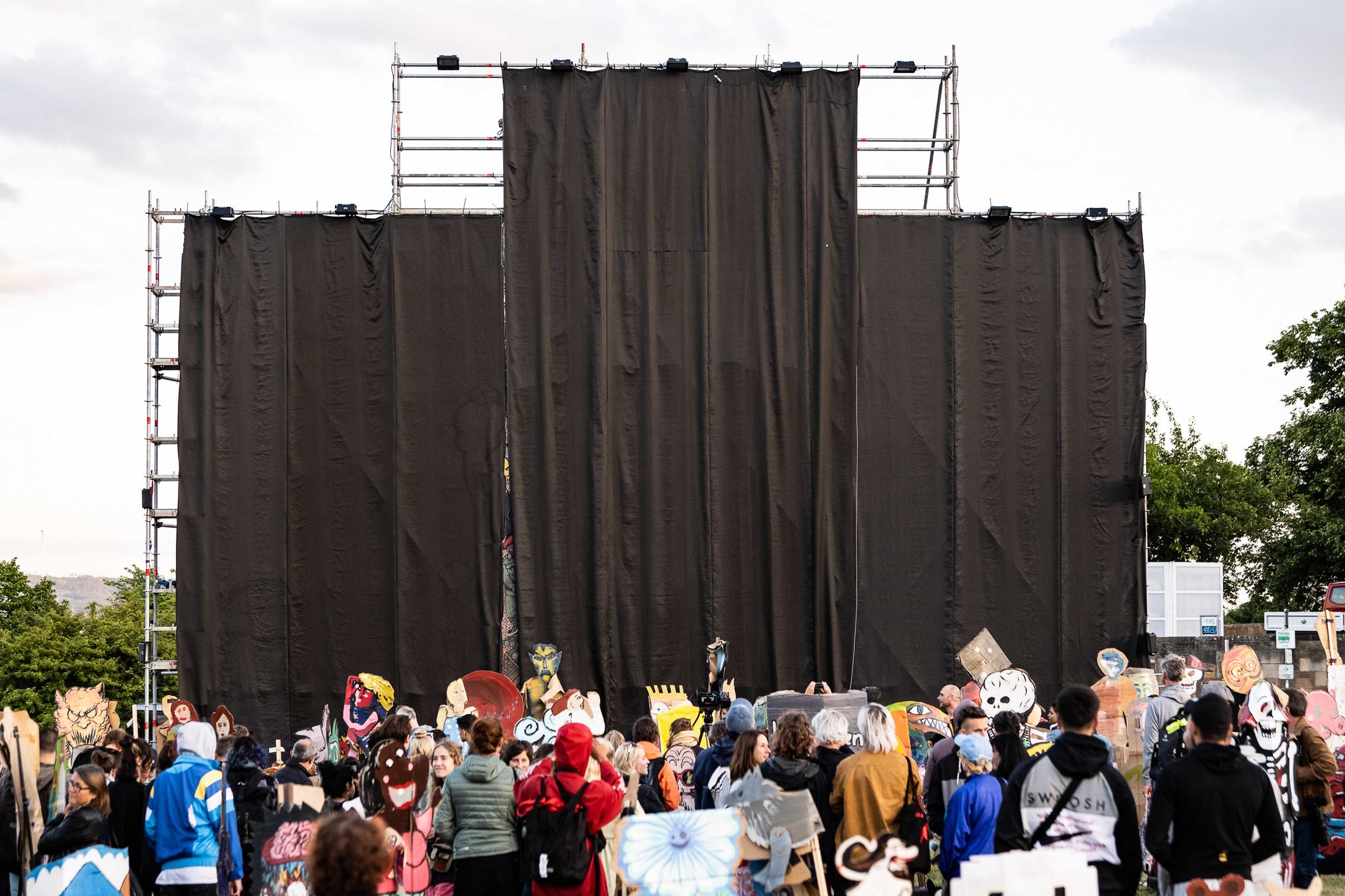 Umstrittenes Banner auf documenta abgebaut