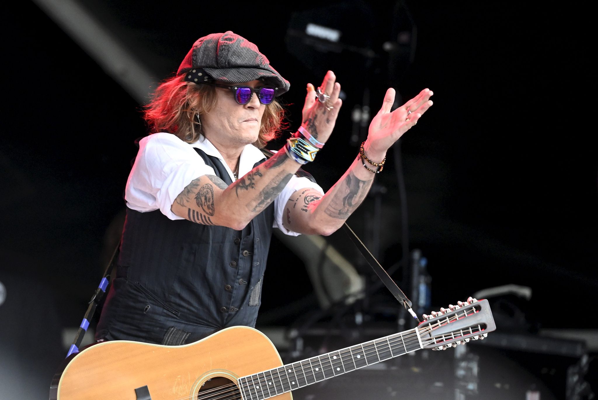 Johnny Depp und Jeff Beck bei Konzert in Offenbach umjubelt