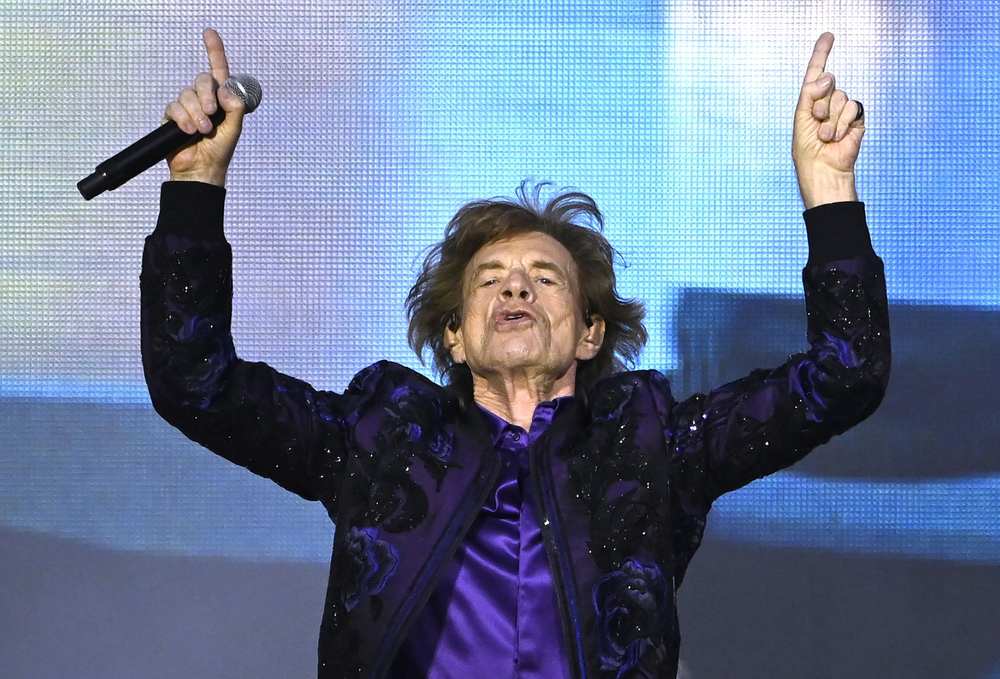 Ein Ständchen in Lederhosen für Mick Jagger