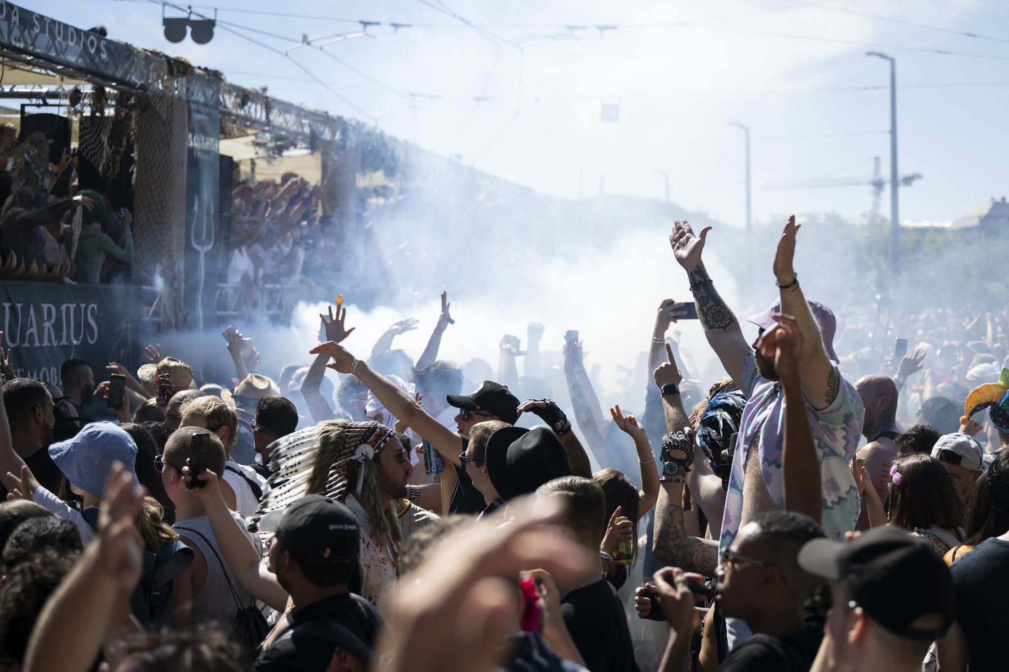 900.000 Menschen bei Techno-Party in Zürich