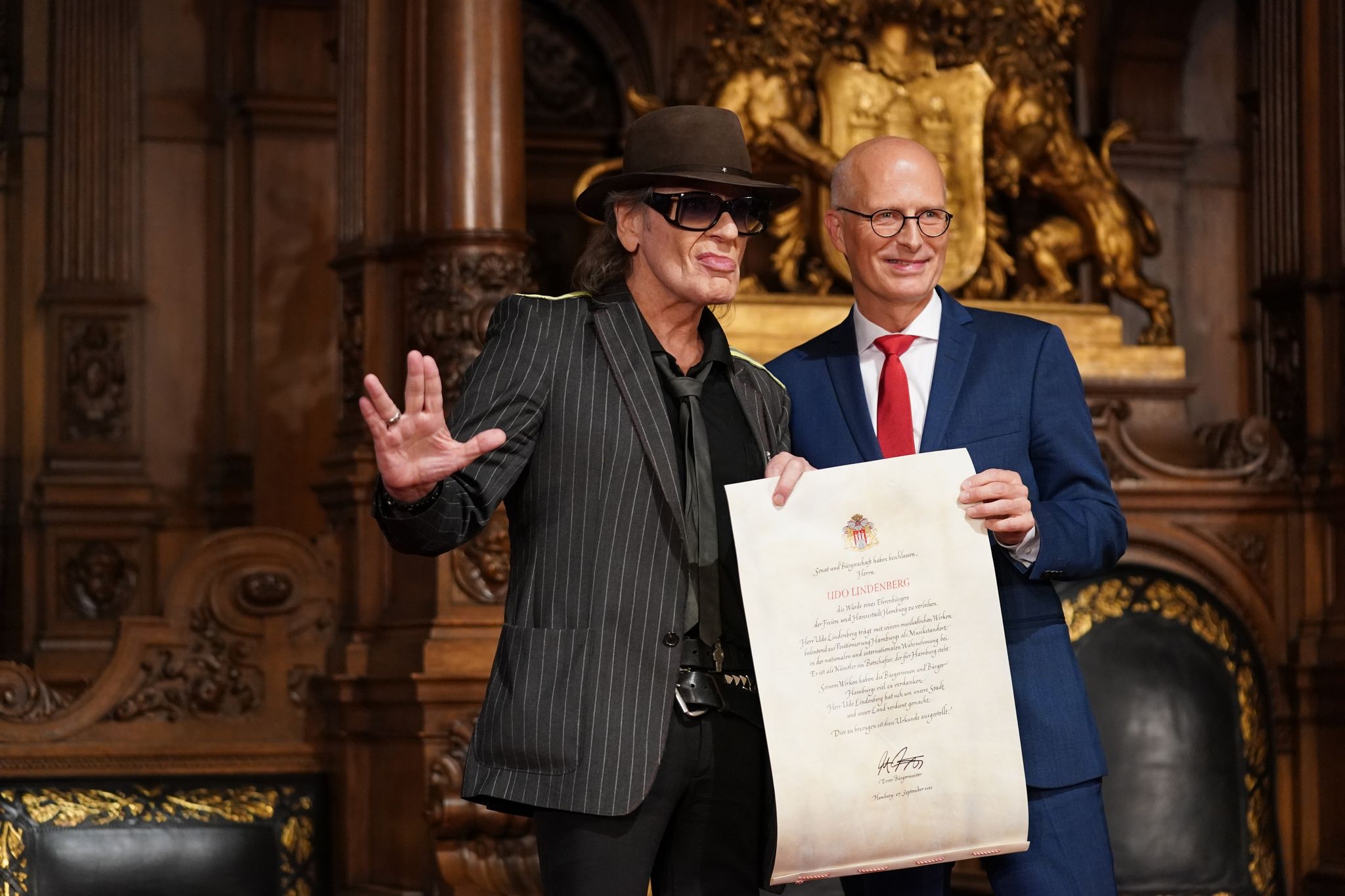 «Absoluter Hammer» – Udo Lindenberg ist Hamburgs Ehrenbürger