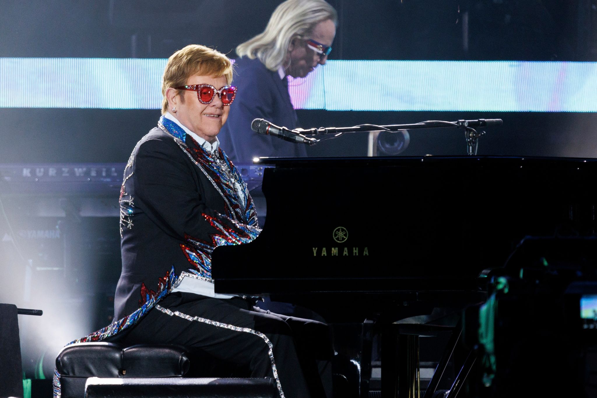 Elton John spielt letztes britisches Konzert in Glastonbury