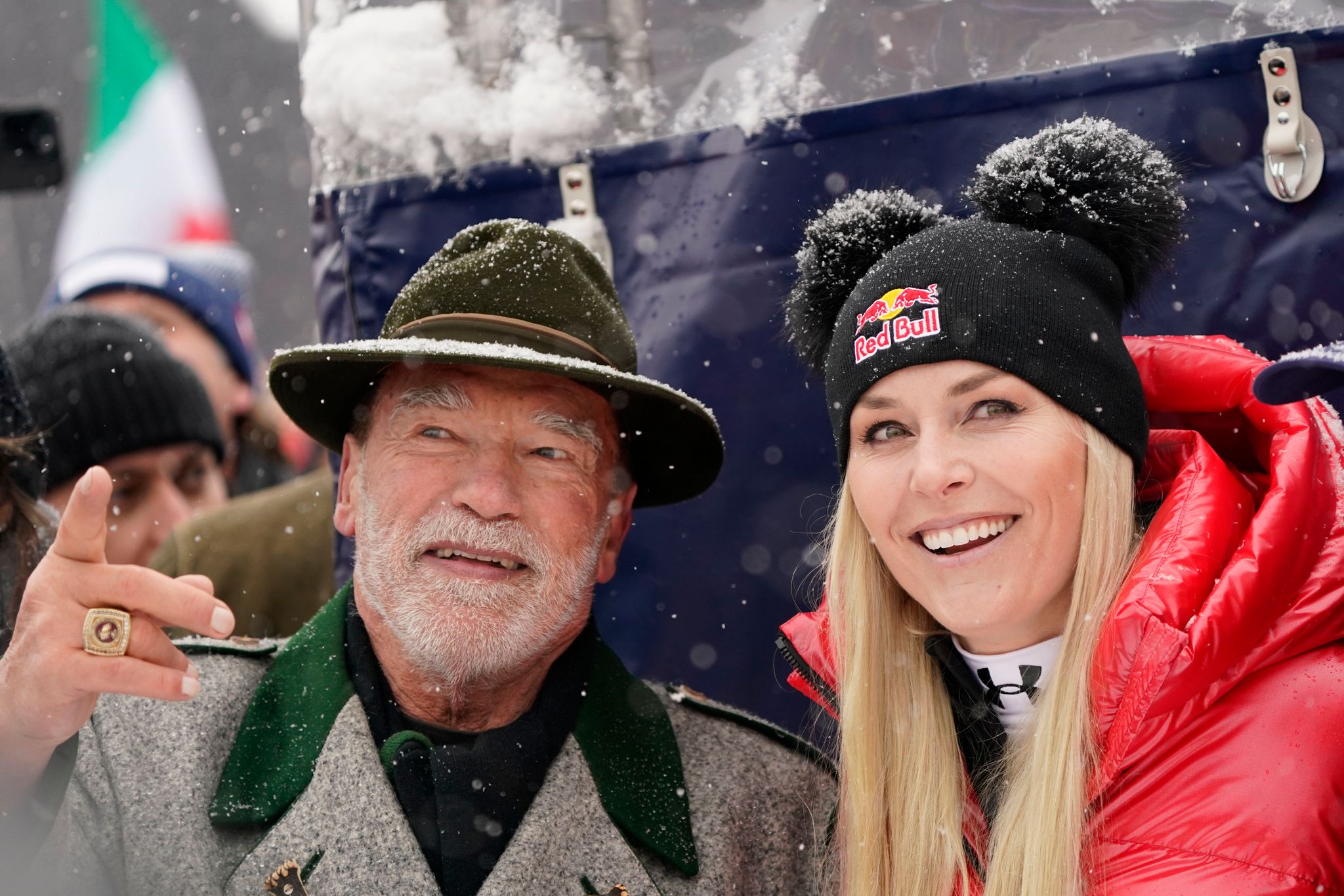 Promis im Schnee – Schwarzenegger: «Ich liebe Österreich»