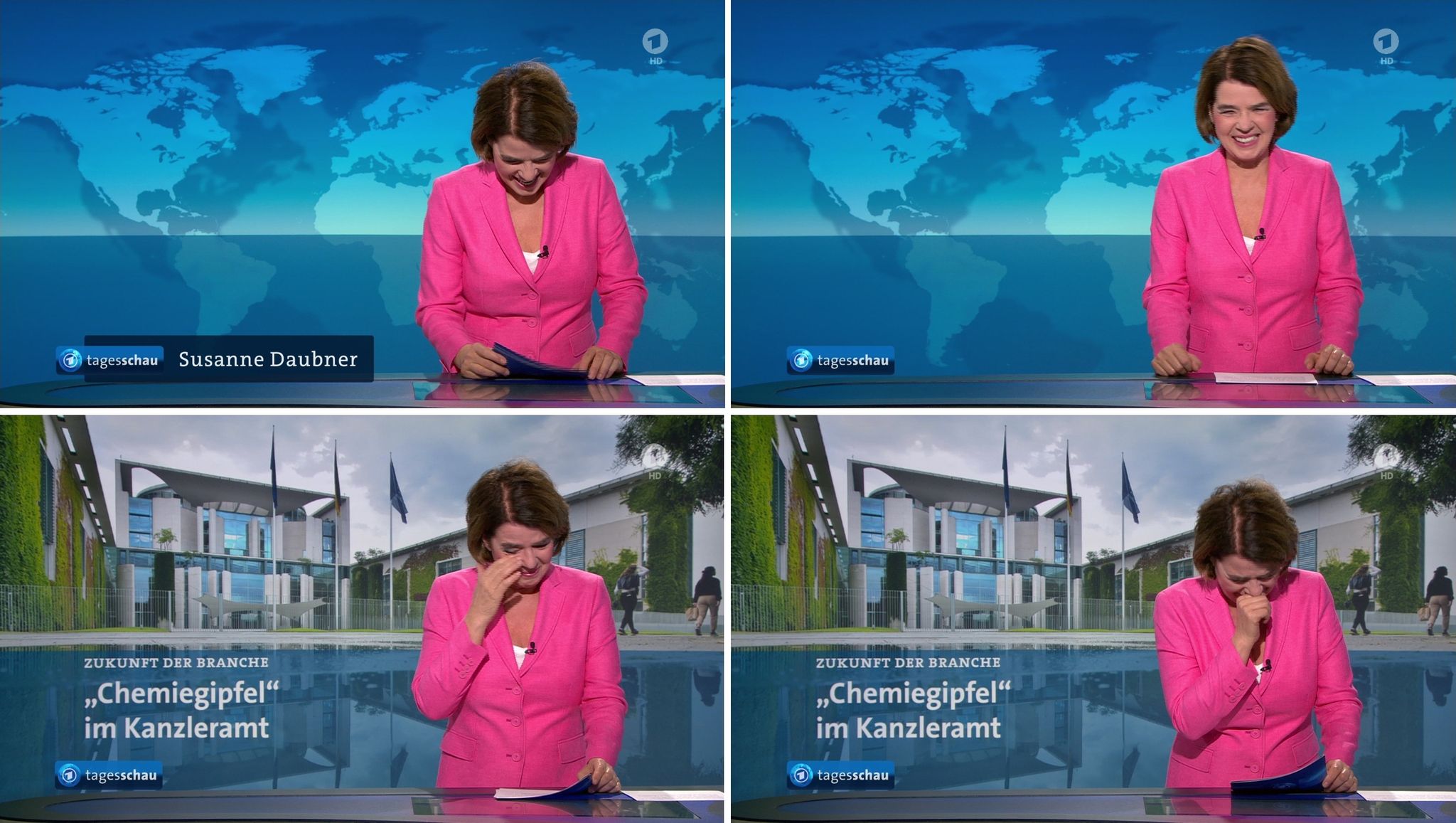 «Tagesschau»-Sprecherin Susanne Daubner erklärt Lachanfall