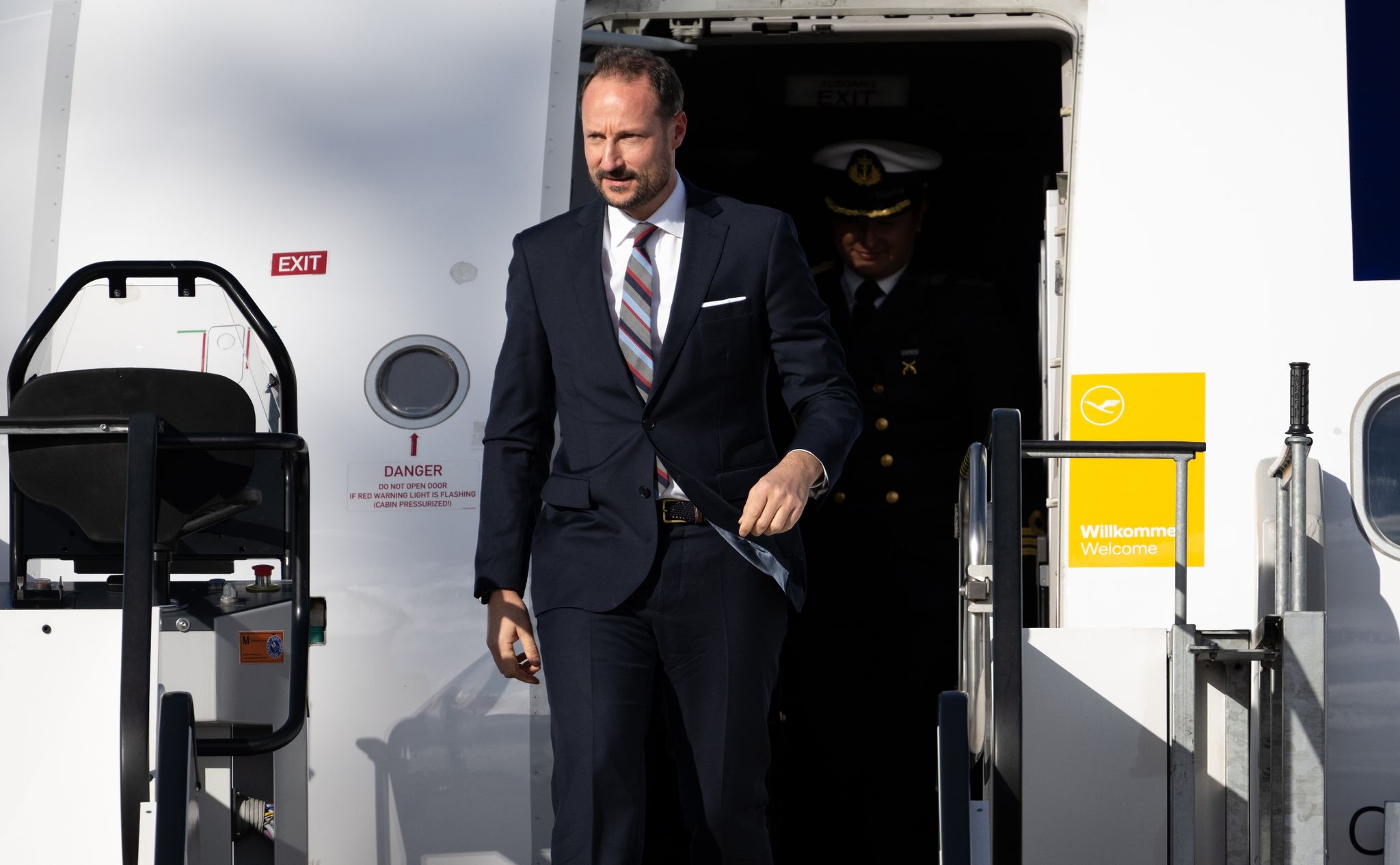 Norwegens Kronprinz Haakon auf Deutschlandreise