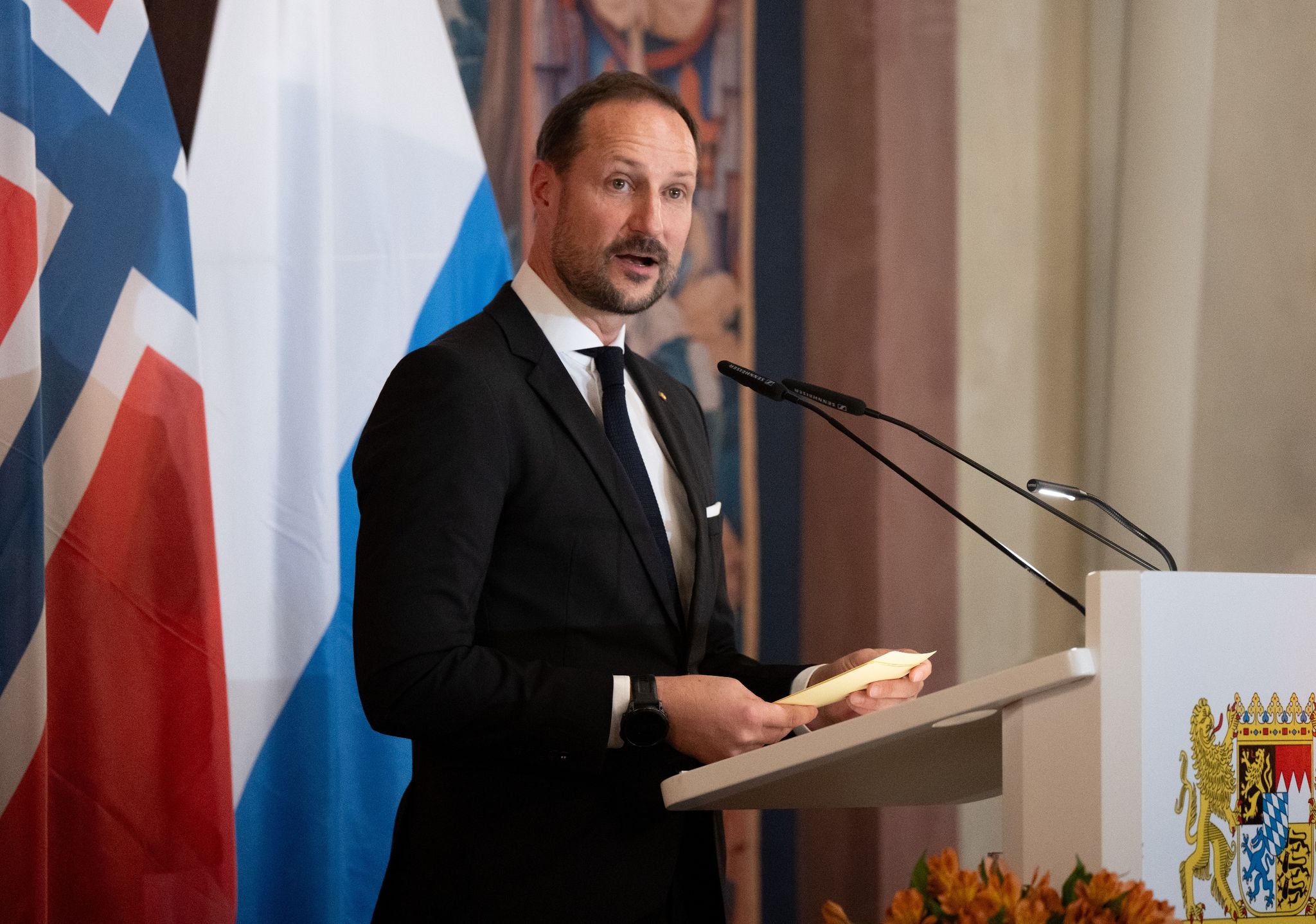 Norwegens Kronprinz Haakon besucht Deutschland