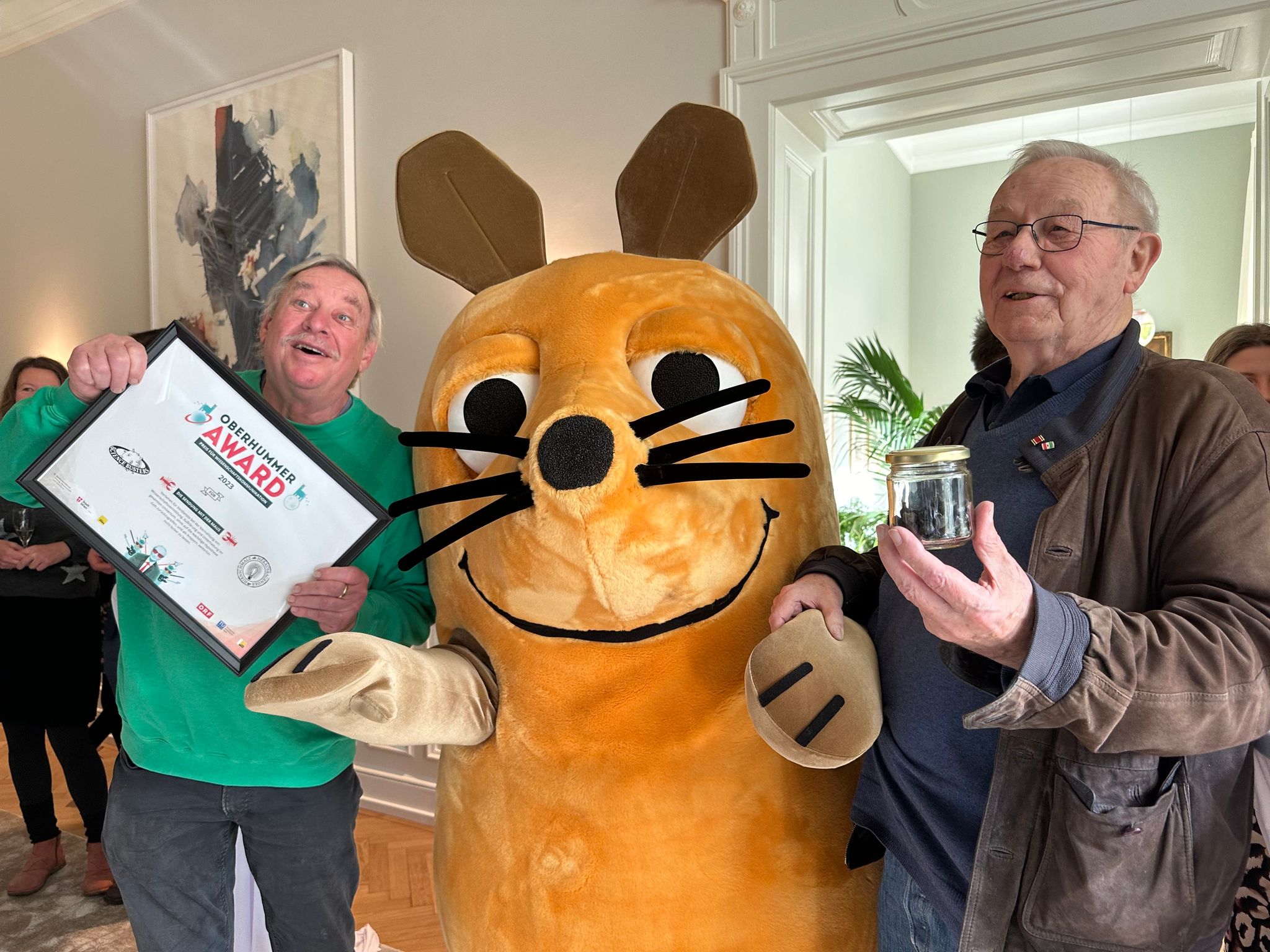 Ungewöhnlicher Preis: Alpakakot für «Sendung mit der Maus»