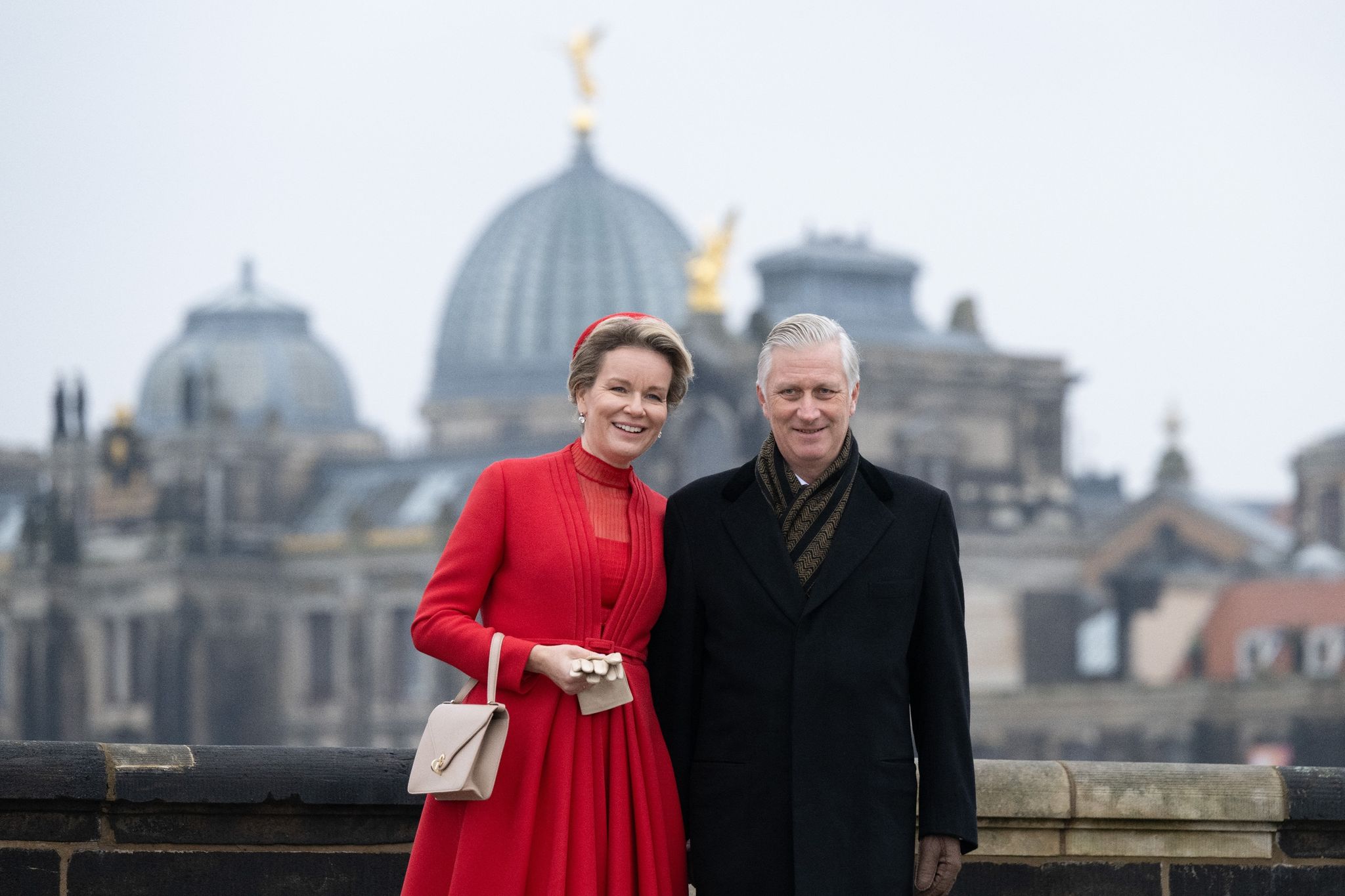 Belgisches Königspaar besucht Dresden