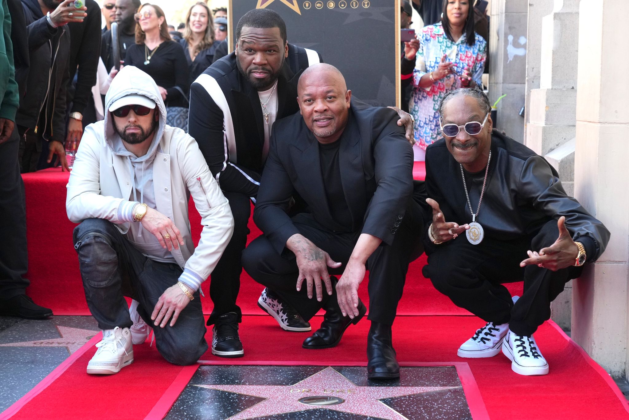 US-Rapper Dr. Dre mit Stern auf «Walk of Fame» verewigt