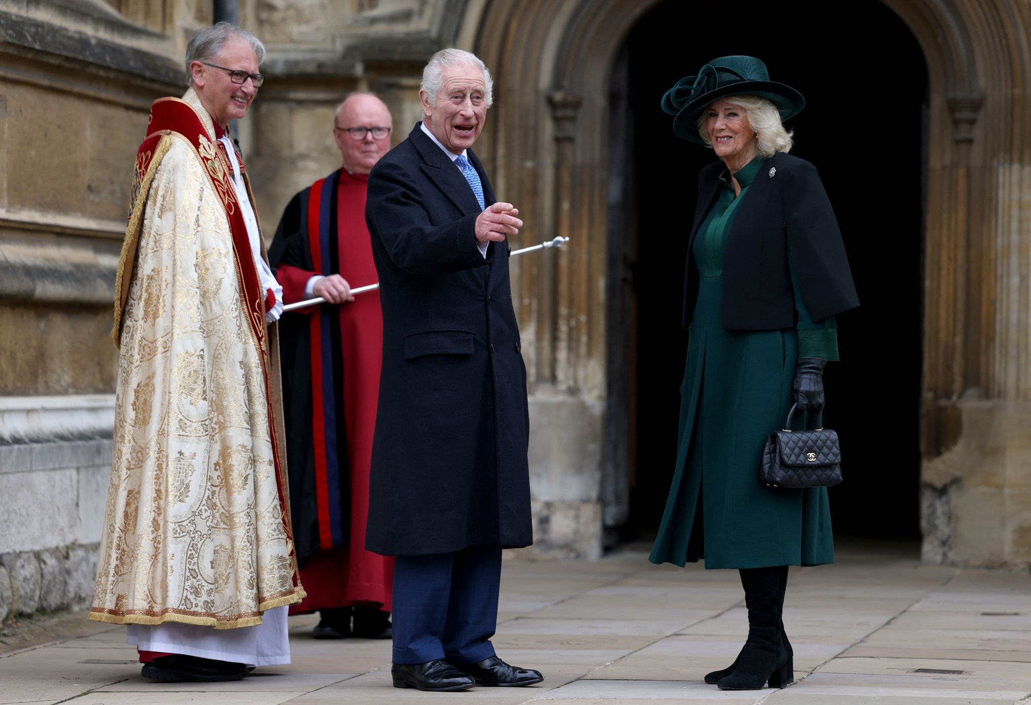 Erster größerer Auftritt: Charles besucht Ostergottesdienst